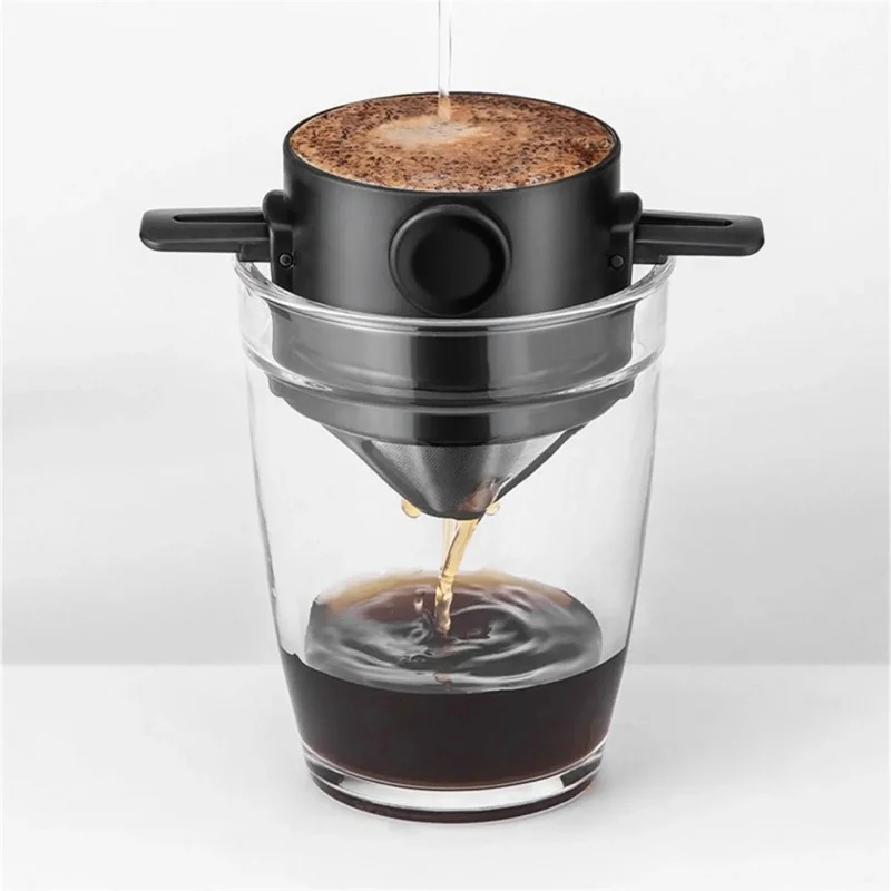 Coffee Equipment Pour Over - 휴대용 커피 메이커, 스테인리스 스틸 커피