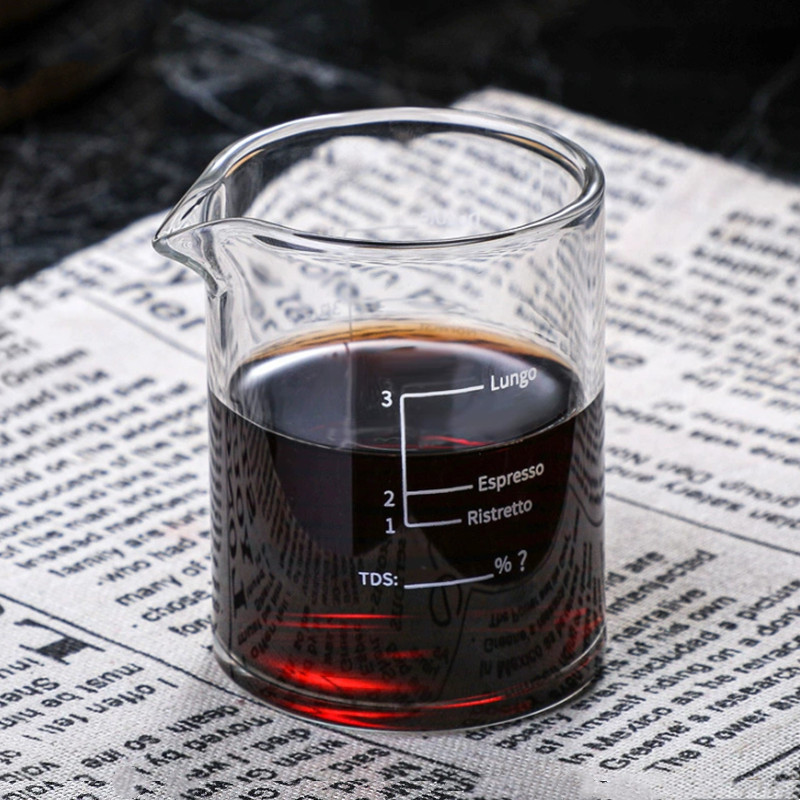 Espresso Shot Glass - 100ml/3.38oz 에스프레소 샷 글라스, 고내열성 투명