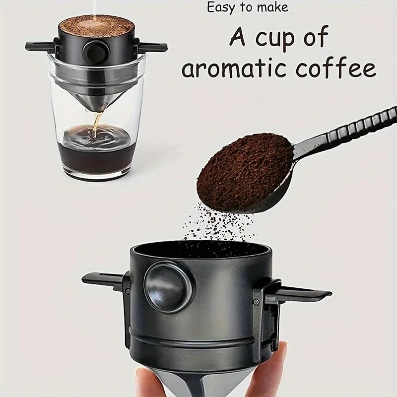 휴대용 커피 메이커, 스테인리스 스틸 커피 머그컵이 포 - Coffee Equipment Pour Over 리뷰 및 가격