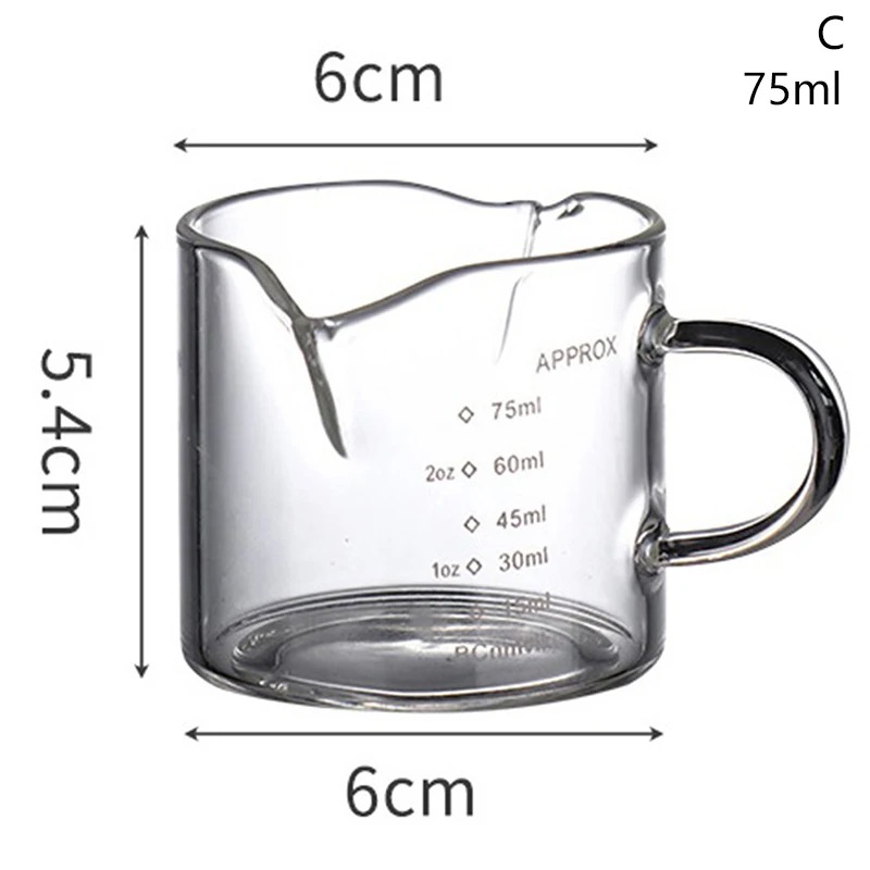 1/2개 에스프레소 컵 2.5oz 에스프레소 샷 글라스 - Espresso Shot Glass 리뷰 및 가격