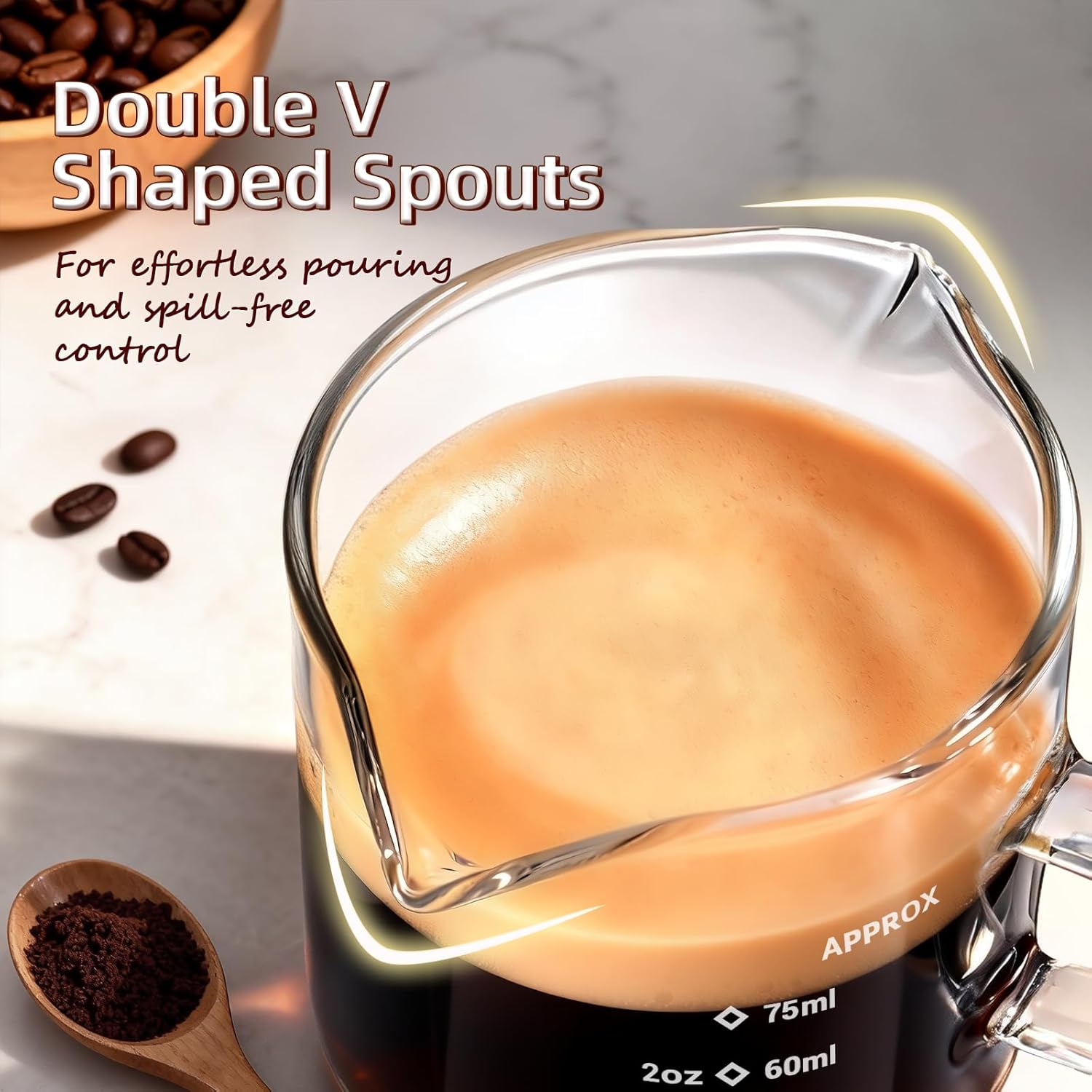 1/2개 에스프레소 컵 2.5oz 에스프레소 샷 글라스 - Espresso Shot Glass 리뷰 및 가격