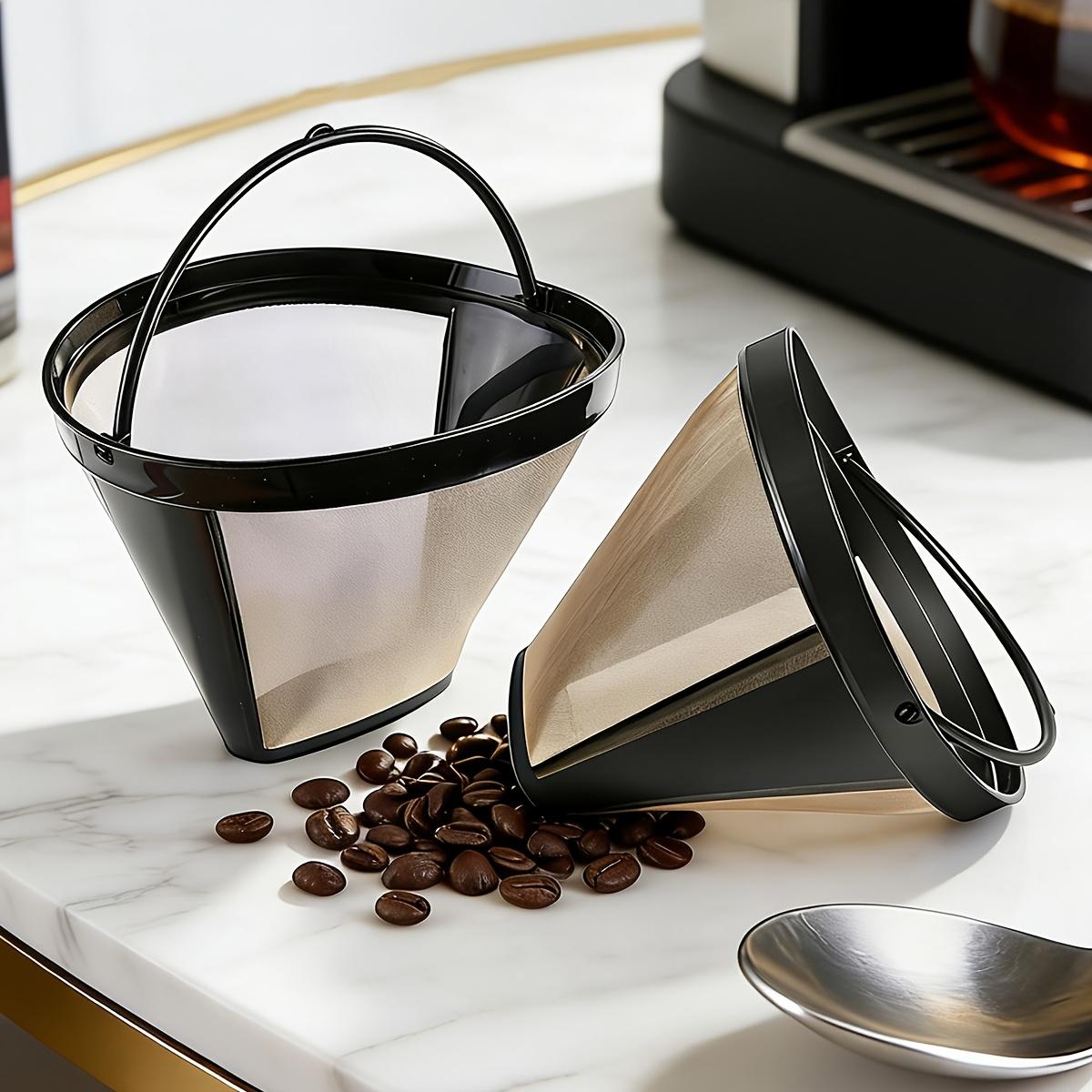 커피 필터, 영구 재사용 가능, 콘 모양 금속 커피 필 - Coffee Equipment Pour Over 리뷰 및 가격