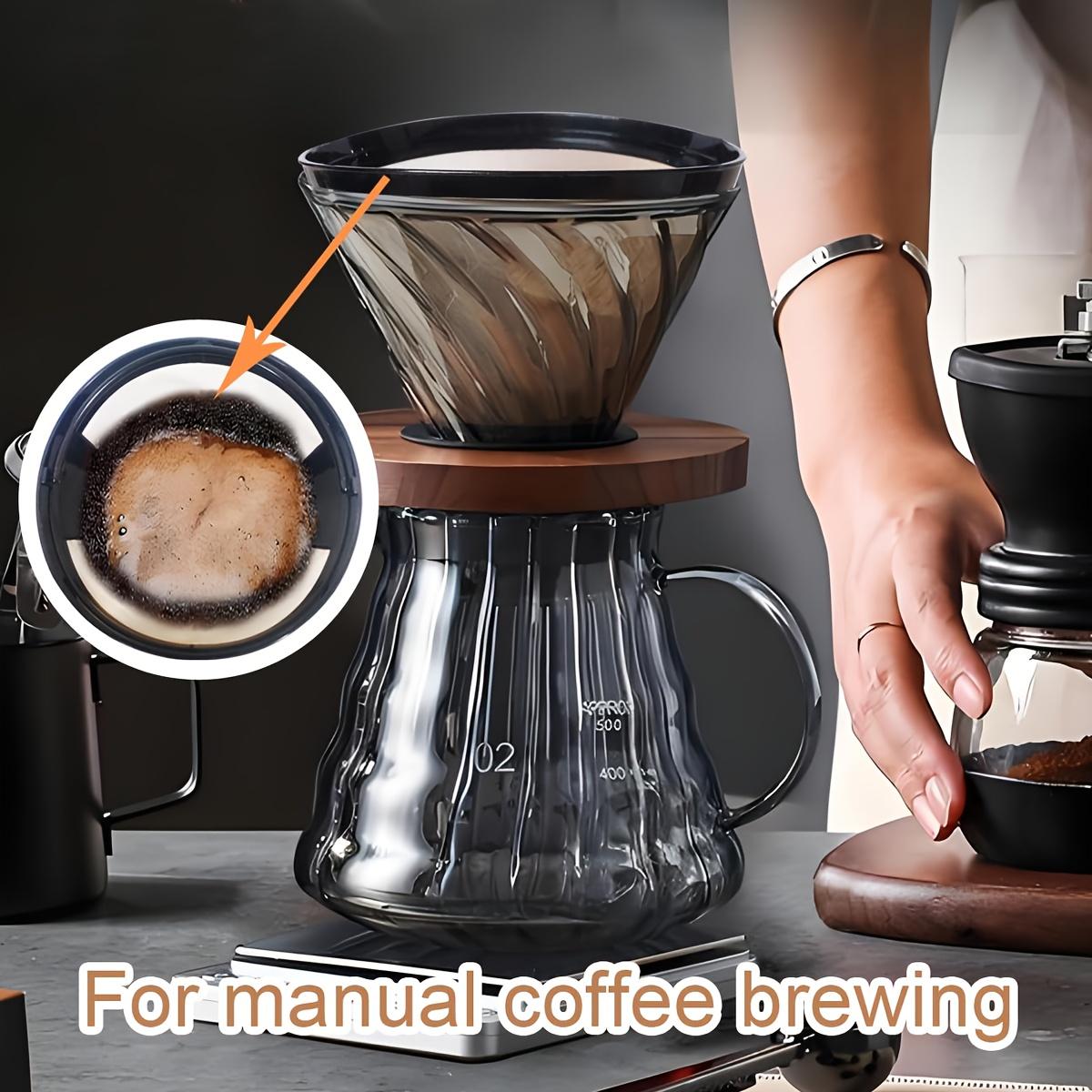 커피 필터, 영구 재사용 가능, 콘 모양 금속 커피 필 - Coffee Equipment Pour Over 리뷰 및 가격