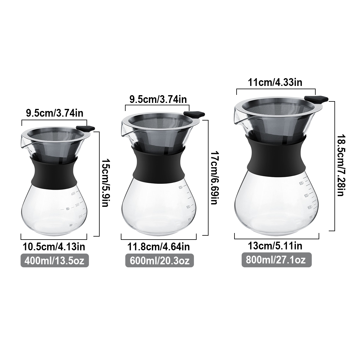 재사용 가능한 스테인레스 스틸 드립 필터가 포함된 Le - Coffee Equipment Pour Over 리뷰 및 가격