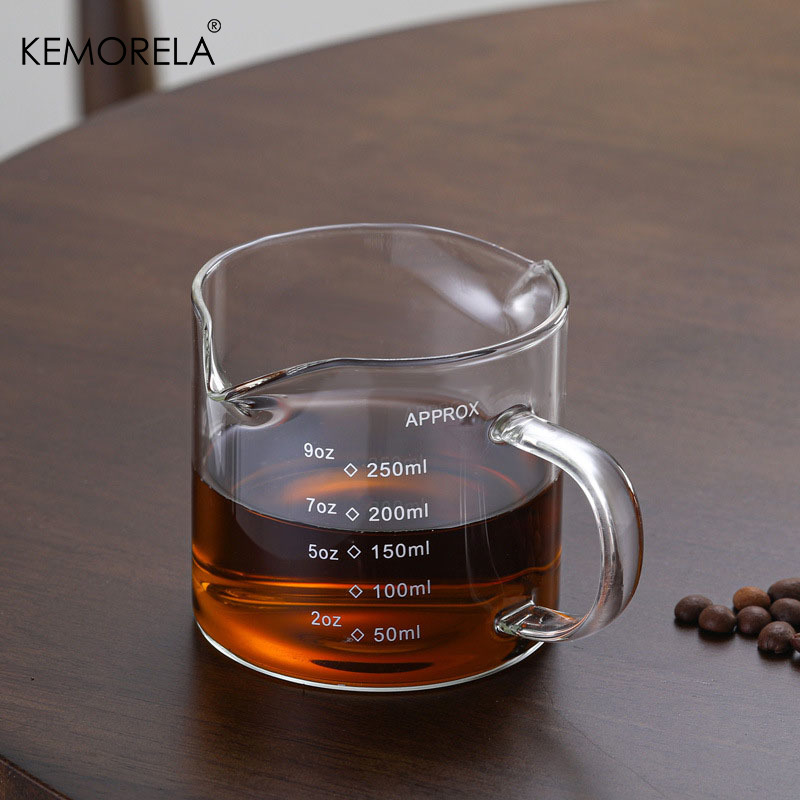75/150ML 손잡이가 있는 유리 계량컵 에스프레소  - Espresso Shot Glass 리뷰 및 가격