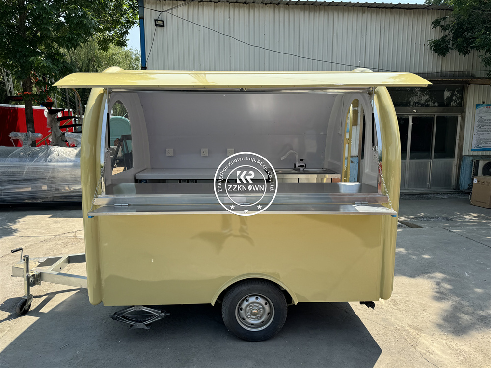 이동식 푸드 트럭 밴 길거리 간식 피자 키오스크 커피  - Coffee Van Equipment 리뷰 및 가격
