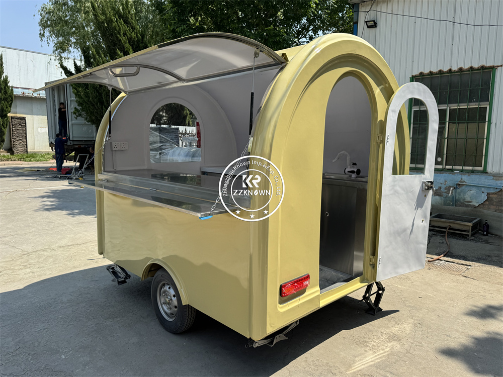 이동식 푸드 트럭 밴 길거리 간식 피자 키오스크 커피  - Coffee Van Equipment 리뷰 및 가격