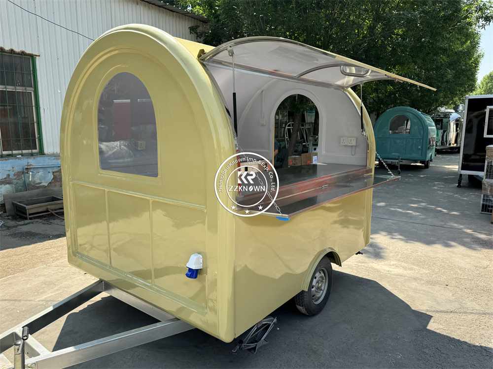 이동식 푸드 트럭 밴 길거리 간식 피자 키오스크 커피  - Coffee Van Equipment 리뷰 및 가격