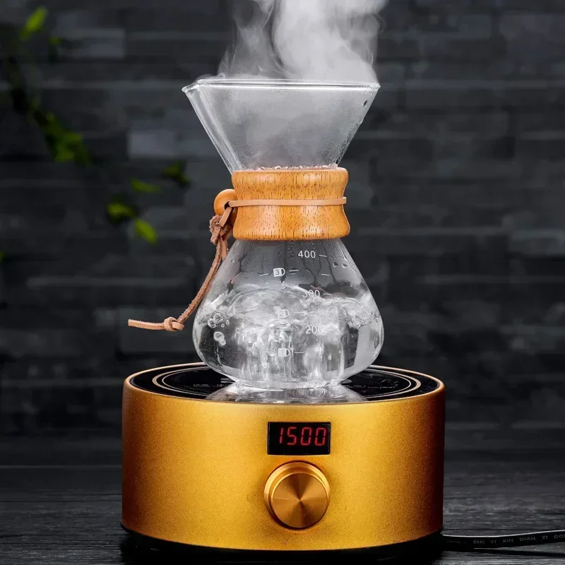 스테인레스 스틸 필터가있는 핸드 유리 커피 주전자 드립 - Coffee Equipment Pour Over 리뷰 및 가격