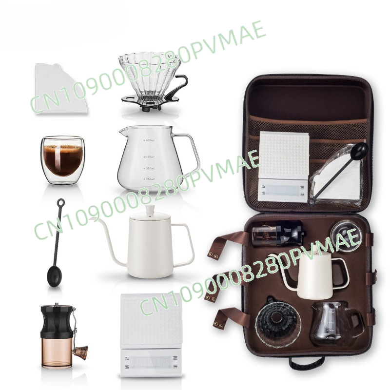 핸드드립 커피 세트 야외 캠핑 커피 장비 휴대용 여행  - Coffee Equipment Pour Over 리뷰 및 가격