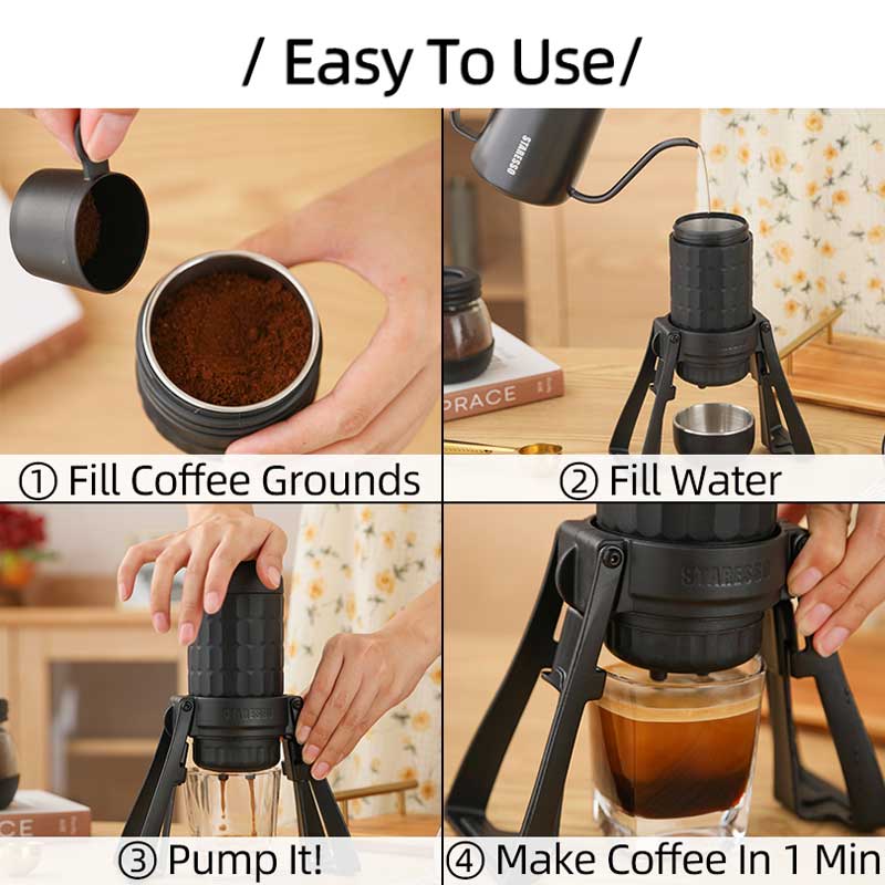 STARESSO 미라지 SP300 플러스 휴대용 에스프 - Coffee Equipment For Camping 리뷰 및 가격